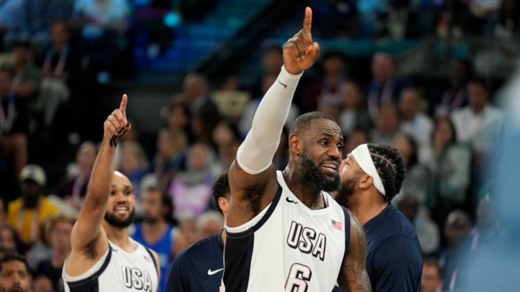 US mens basketball team advances to gold medal game at Paris Olympics with win over Serbia