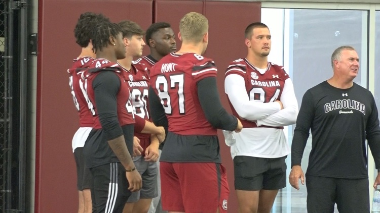 Gamecocks gear up for the season with first practice