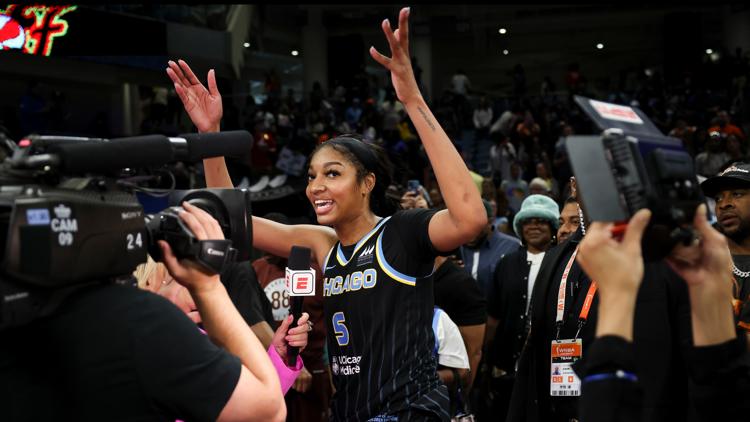 Chicago Skys Angel Reese says on social media that her historic rookie season is over due to injury