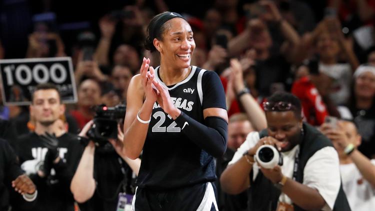 A’ja Wilson named WNBA MVP for third time, only second to be unanimous favorite