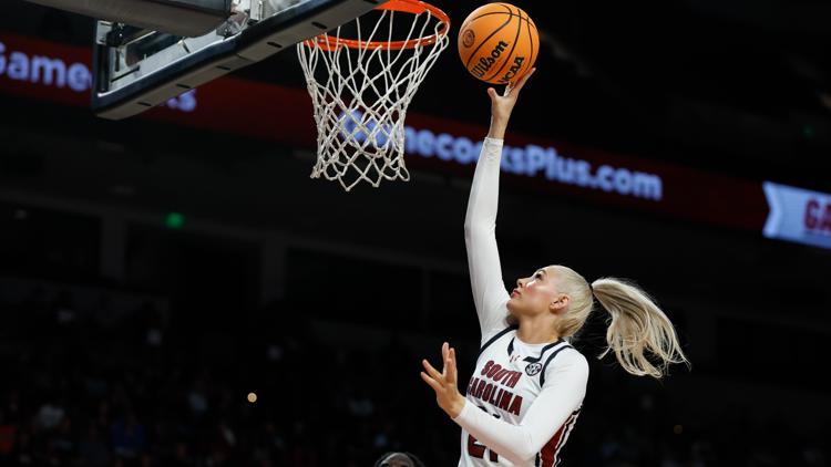 Chloe Kitts available for No. 1 South Carolina after sitting out a game due to academic suspension