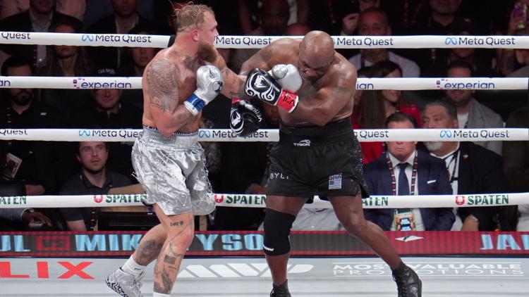 Jake Paul beats 58 year old Mike Tyson as the hits dont match the hype