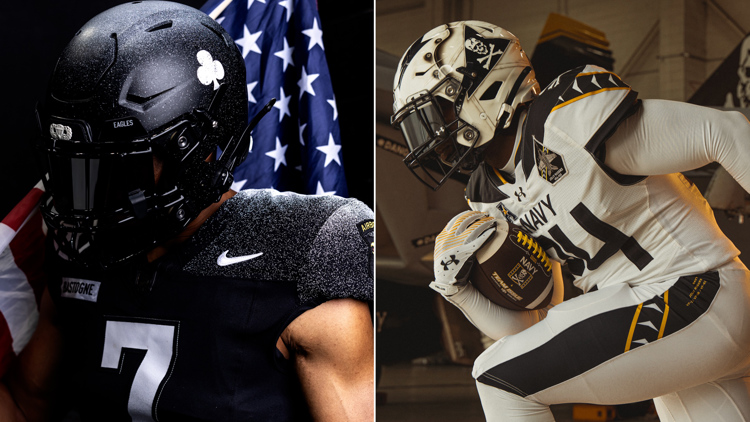 Army Navy game 2024 honors Screaming Eagles and Jolly Rogers with iconic uniforms