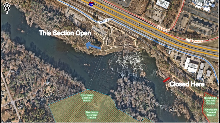 Saluda Riverwalk section to close for gondola construction near Riverbanks Zoo