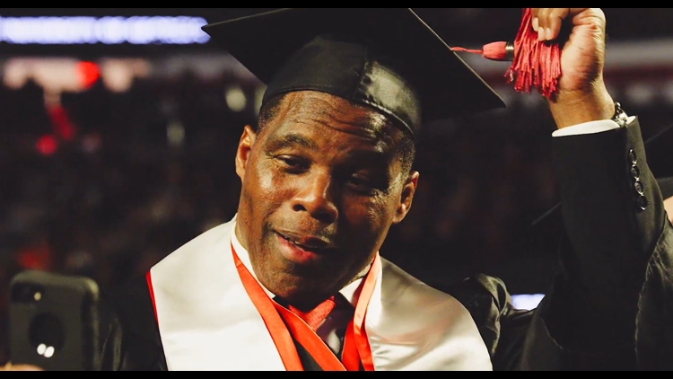 Georgia football legend Herschel Walker graduates from UGA