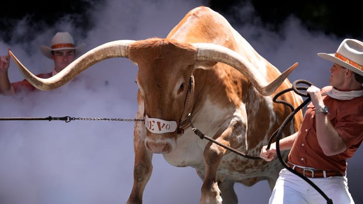 Bevo barred from Mercedes-Benz Stadium sideline for the second time this month