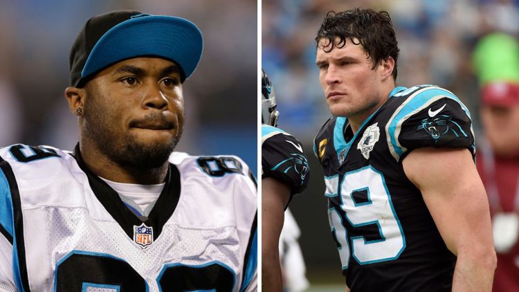 Luke Kuechly Steve Smith Sr snubbed from Pro Football Hall of Fame one former Panthers player inducted