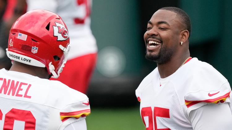 Chiefs star Chris Jones often cries during the national anthem The reason just might surprise you