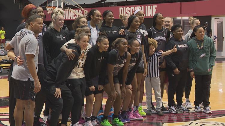 The center of attention Aja Wilsons jersey retirement allows her to reflect on her legacy at South Carolina