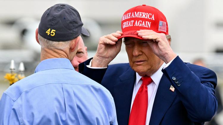 Trump attends the Daytona 500 and says the spirit of NASCAR will fuel Americas Golden Age