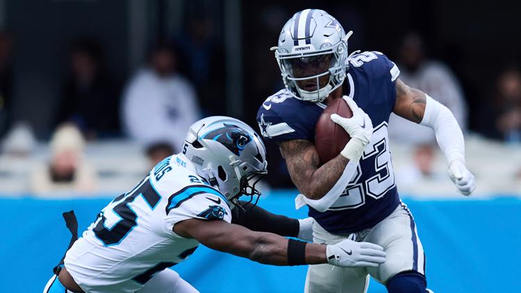 Panthers sign former Cowboys running back Rico Dowdle