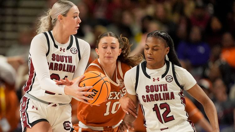 No. 5 South Carolina routs No. 1 Texas 64-45 for 9th SEC Championship in the last 11 years