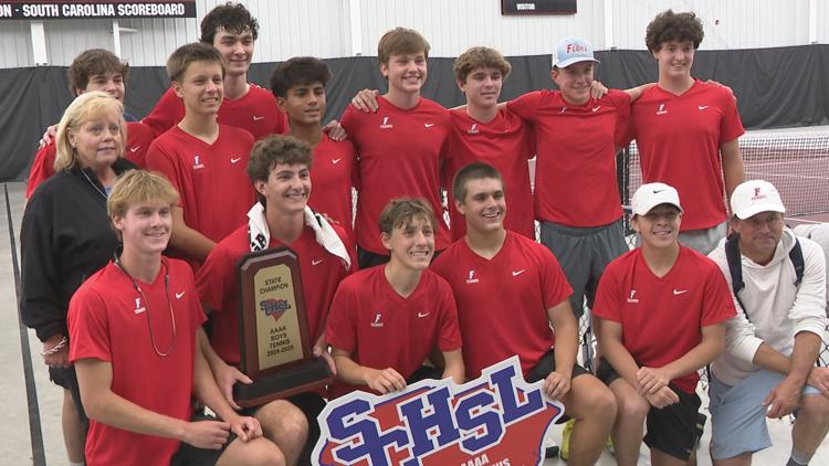 A.C. Flora tennis caps off a perfect season with a championship performance