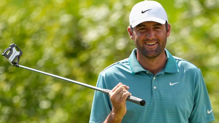 Scottie Scheffler storms into a 3-shot lead in the PGA Championship with another major in sight