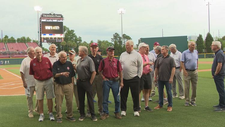 South Carolina honors the 1975 team which became the first to earn a trip to the College World Series