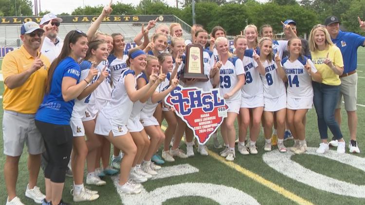 Lexington girls lacrosse team finishes the season in style with its first state championship