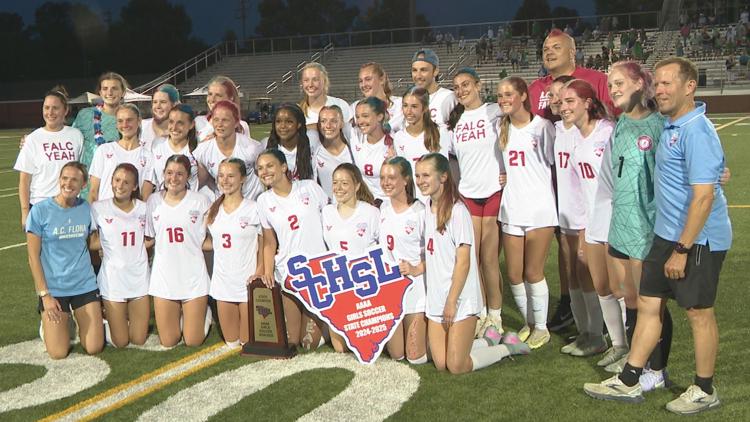 A.C. Flora girls soccer team makes history, secures first state championship in program history