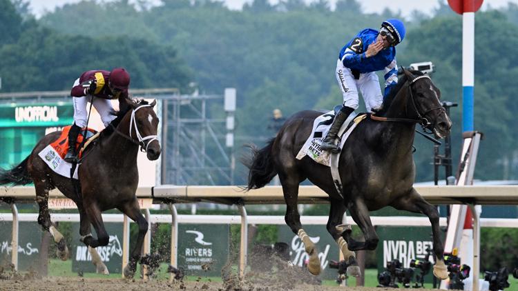 Sovereignty triumphs at Belmont, besting Journalism