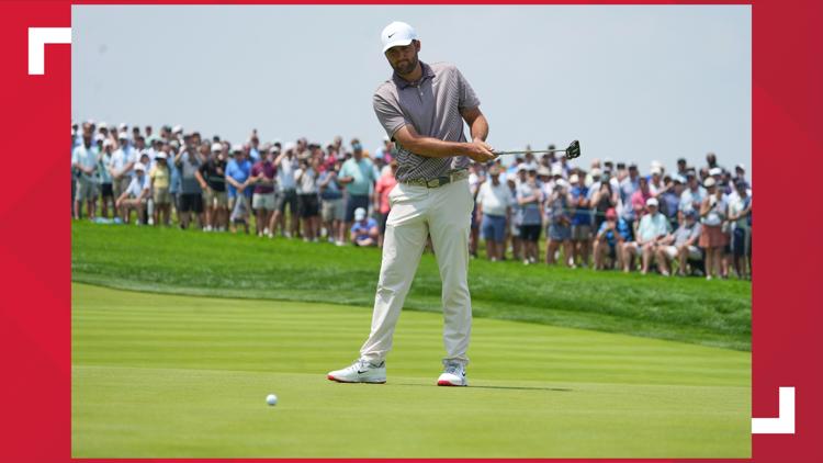 Scottie Scheffler has frustrating day at the US Open to fall 7 shots off the pace