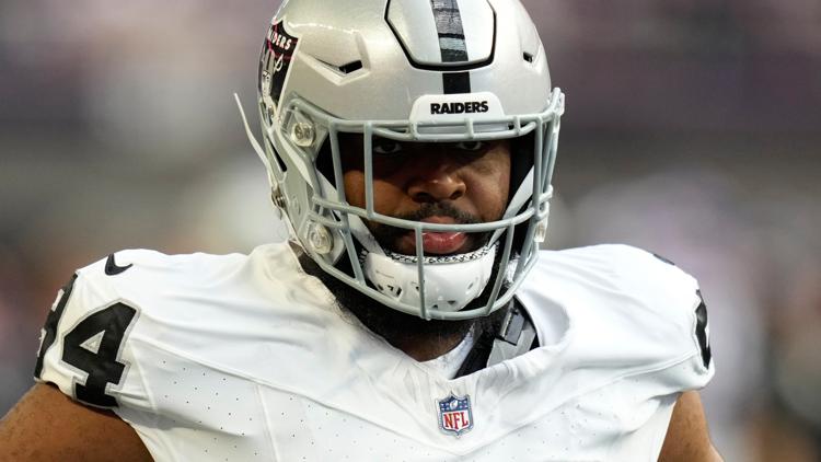 Raiders release Christian Wilkins over recovery plan for broken foot