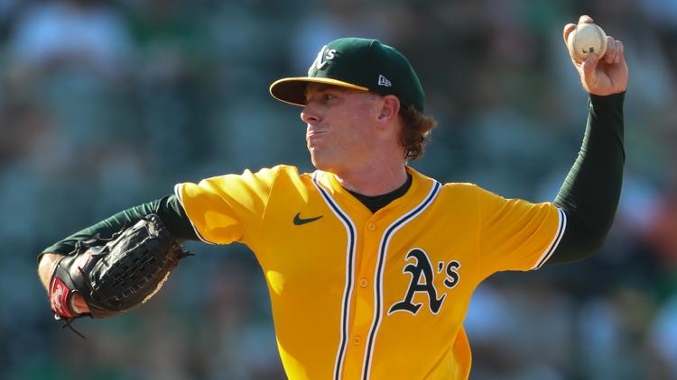 Sumter native JP Sears takes the mound against Atlanta gets a no decision as the Athletics defeat the Braves in 11 innings