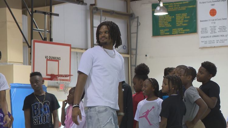 In the shadows of WJ Keenan High School Dillon Jones continues to give back to his community