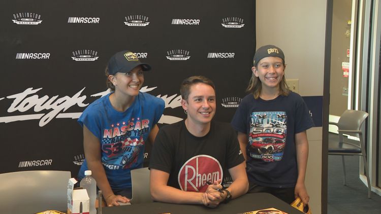 Christopher Bell makes a pit stop at Segra Park