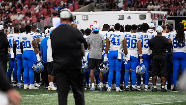 Lions Morice Norris shares good news after he was taken off field in ambulance