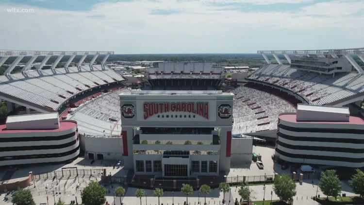 USC Blanchard Machinery partner for first on field logo at Williams Brice Stadium
