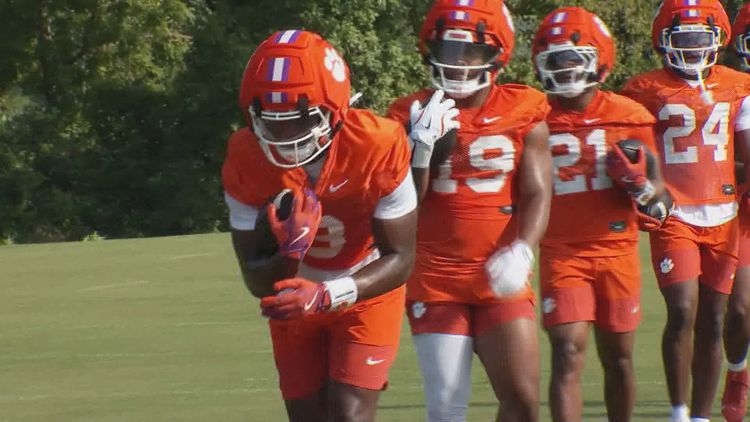 Adam Randall looks the part at running back