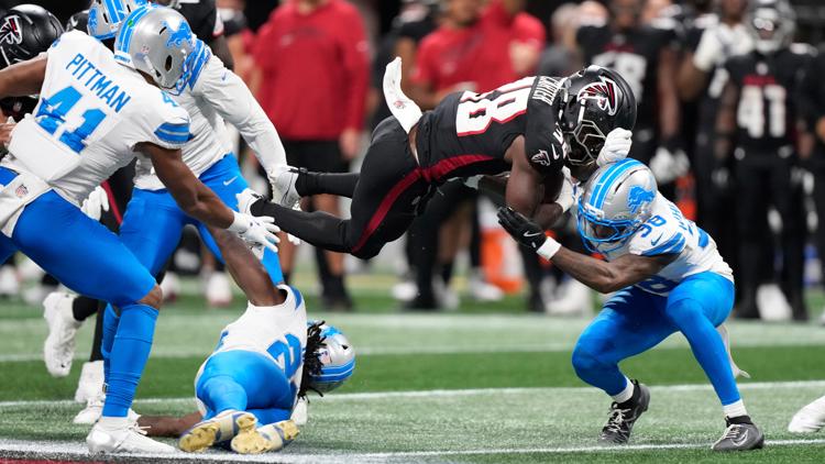 Lions Falcons preseason game ends early after serious injury to Detroits Morice Norris