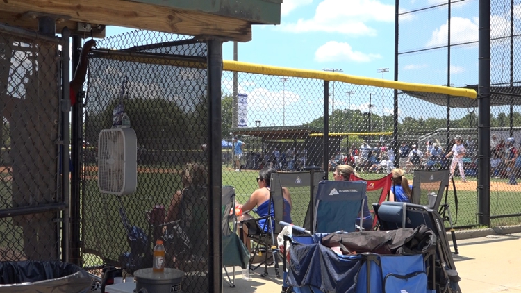 Beating the heat at the Diamond Youth Baseball World Series