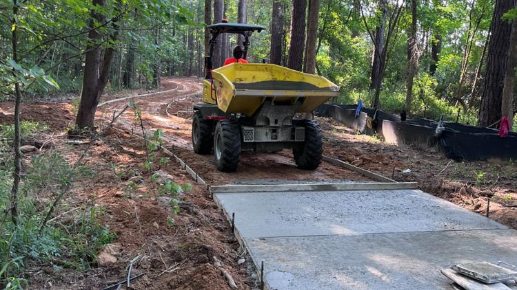 Construction underway on phase 1 of Saluda Shoals Riverwalk