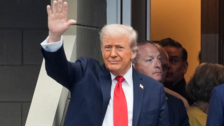 Trumps US Open visit sparks boos and long security lines