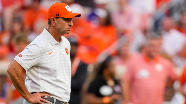 Swinney challenges critics to bring on the hate as No 8 Clemson looks to bounce back against Troy
