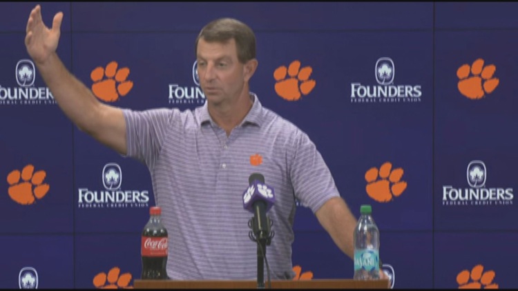 Dabo Swinney responds to criticism If theyre tired of winning they can send me on my way
