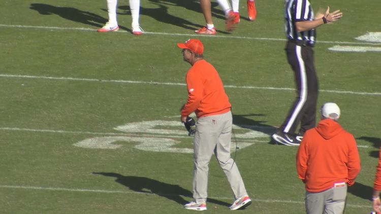 The ACC issues a public reprimand of Dabo Swinney and fines Clemson $10,000 after Swinney’s comments about the officiating in the Duke game