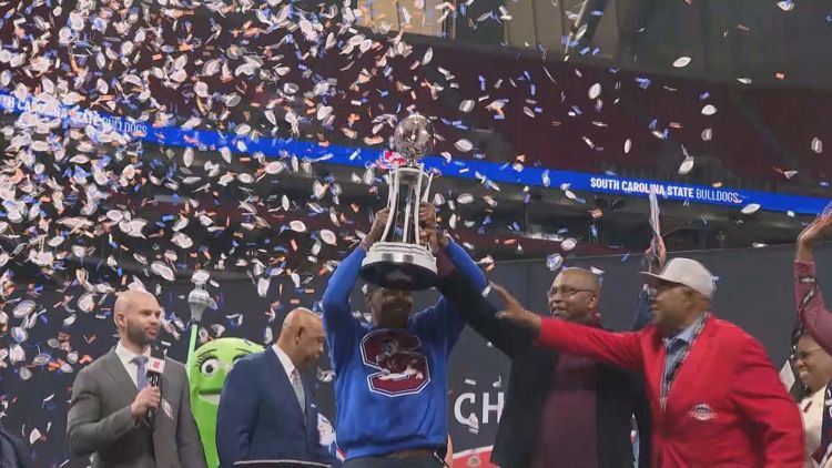South Carolina State wins Celebration Bowl in fourth OT, defeating Prairie View 40-38