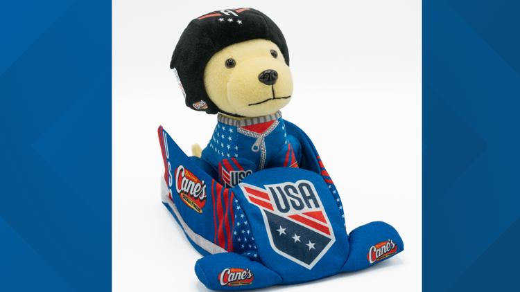Raising Cane’s partners with Flavor Flav to support Team USA bobsled, skeleton to release limited-edition plush pup