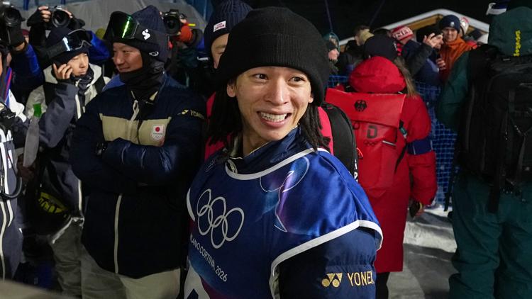 Ayumu Hirano competes in Olympic halfpipe after serious injury last month