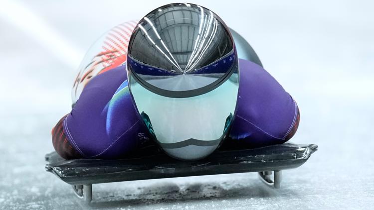 Finally its Flock Austrian wins the Olympic womens skeleton gold avenging some near misses