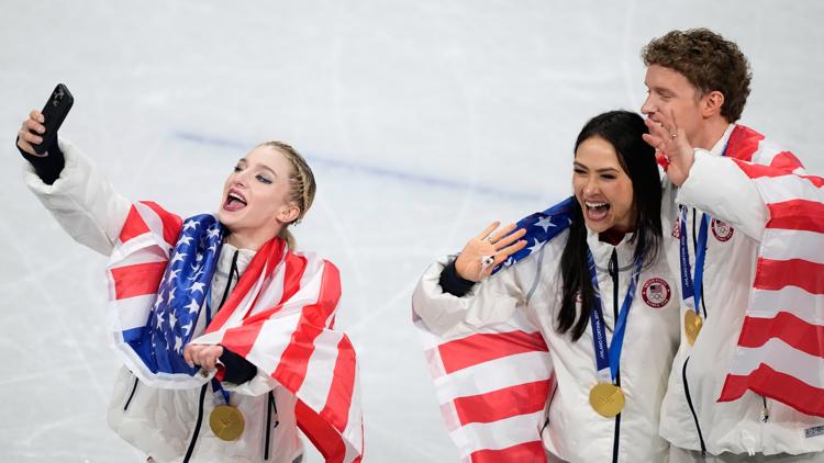 US figure skater Amber Glenn resolves copyright issue with a Canadian music artist at the Olympics