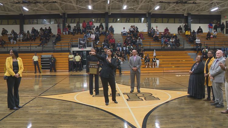 A Lower Richland icon receives the honor of her name now on the court where a lot of wins were compiled
