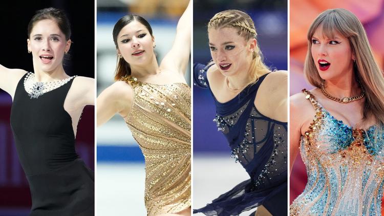 Taylor Swift introduces Team USAs Blade Angels ahead of Tuesday competition