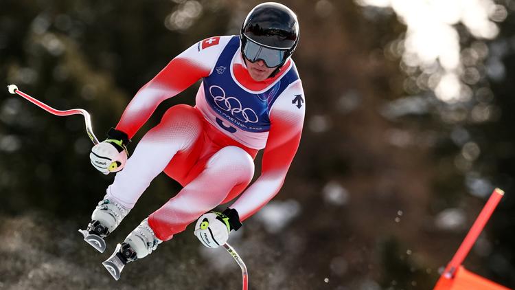 Switzerland wins first gold medal of Milan Cortina Games in mens downhill