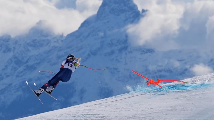 I tried I dreamt I jumped Lindsey Vonn issues statement after Olympic crash that broke her left leg