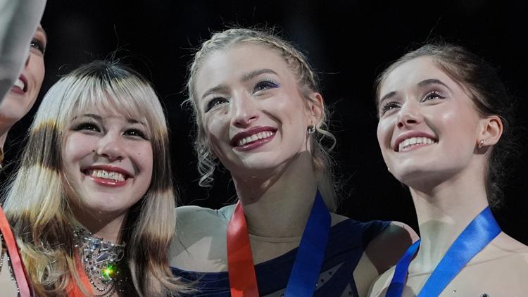 Who are Team USAs Blade Angels Meet the womens skating trio at the Olympics
