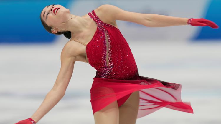 Russian figure skater Adeliia Petrosian is an Olympic mystery with big jumps and fitness concerns