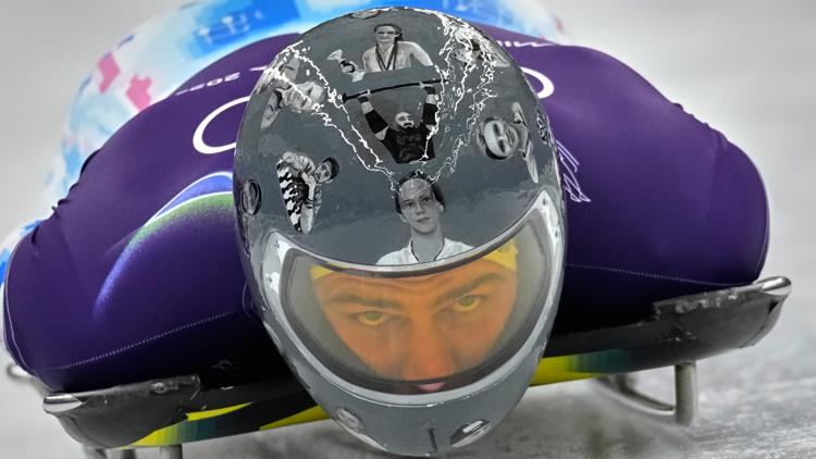 Ukrainian skeleton racer at Olympics says his helmet tribute to fallen athletes wont be allowed