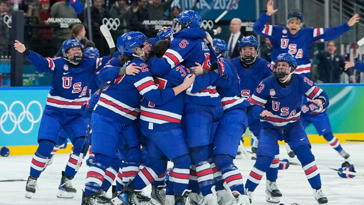 US womens hockey team takes home gold medal in thrilling game against Canada